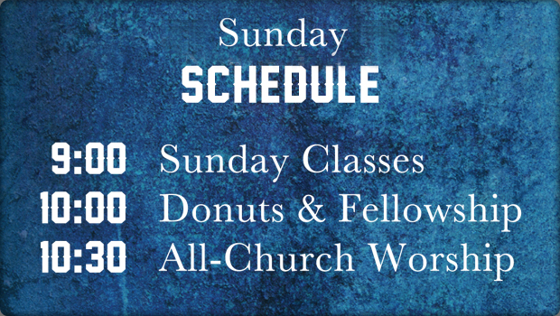 Rotator Sunday Schedule